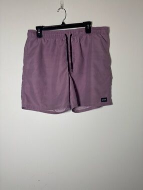 Rip Curl Laydays Boardshorts Mauve Elastic Waist Swim Trunks M